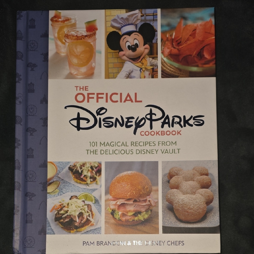 Disney Official Cookbook with Red and Blue Accents